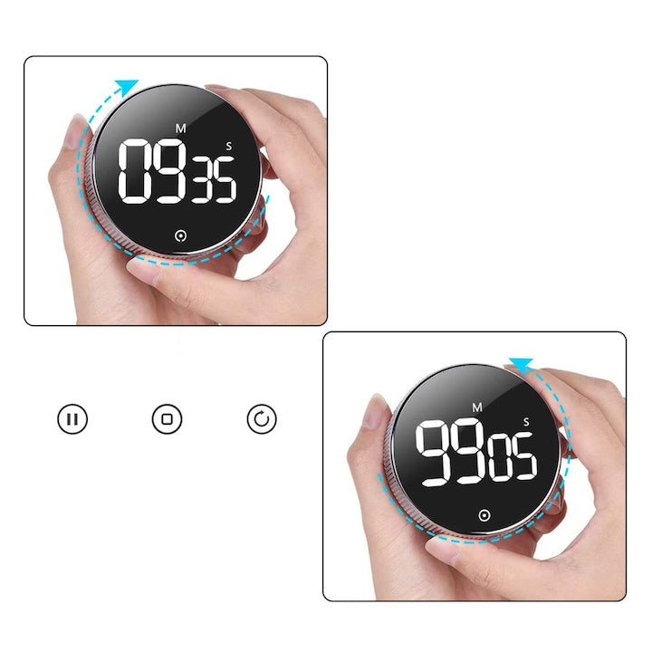 Timer Rotativ cu spate magnetic