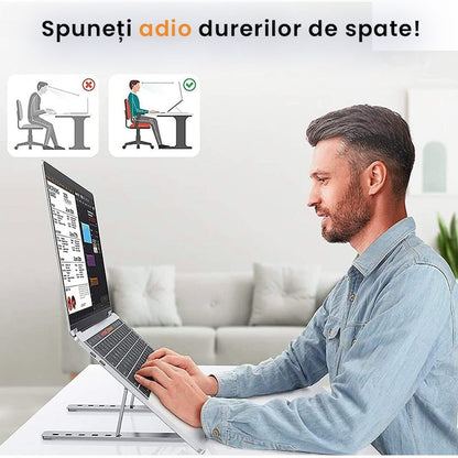Suport Reglabil pentru Laptop - Pliabil