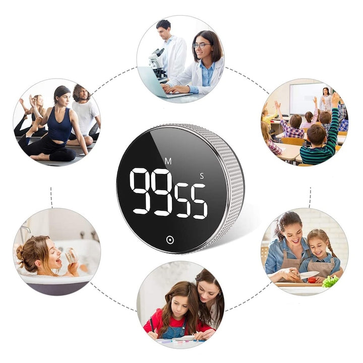 Timer Rotativ cu spate magnetic