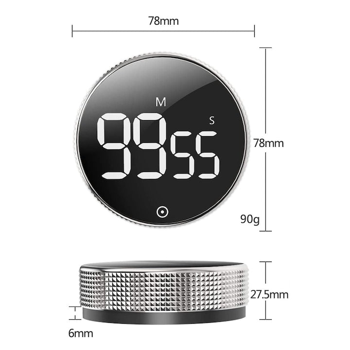 Timer Rotativ cu spate magnetic
