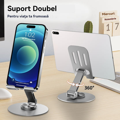 Suport Telefon pentru Birou 360° - Pliabil